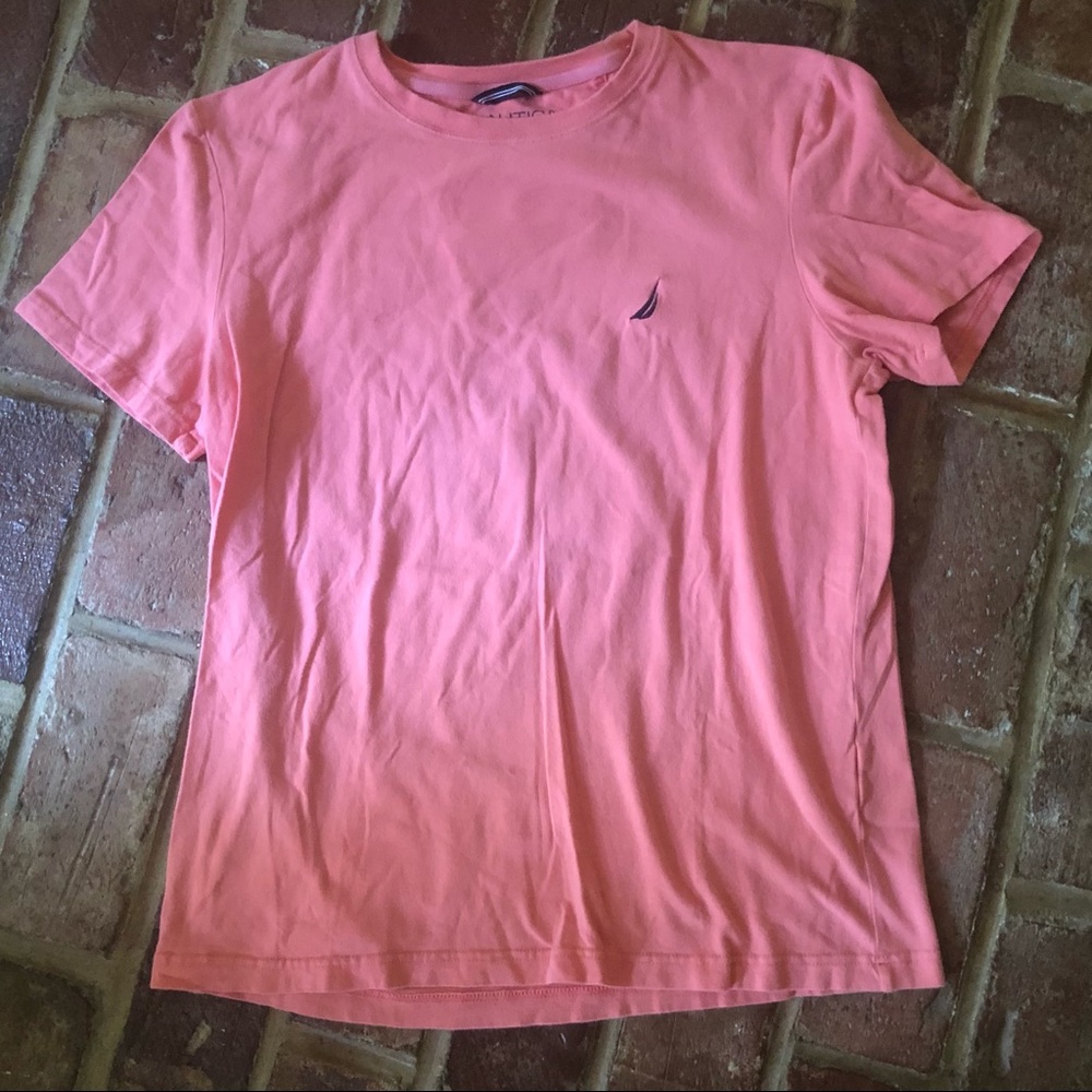 Men’s Nautica bright orange t-shirt